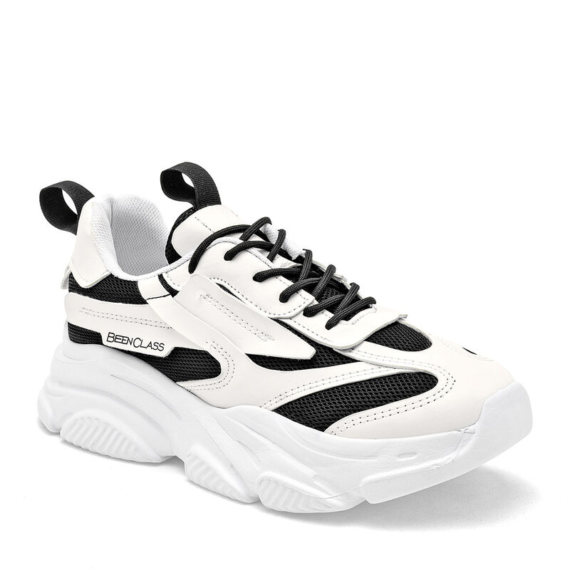 Been Class Tenis urbano para mujer blanco negro image number null