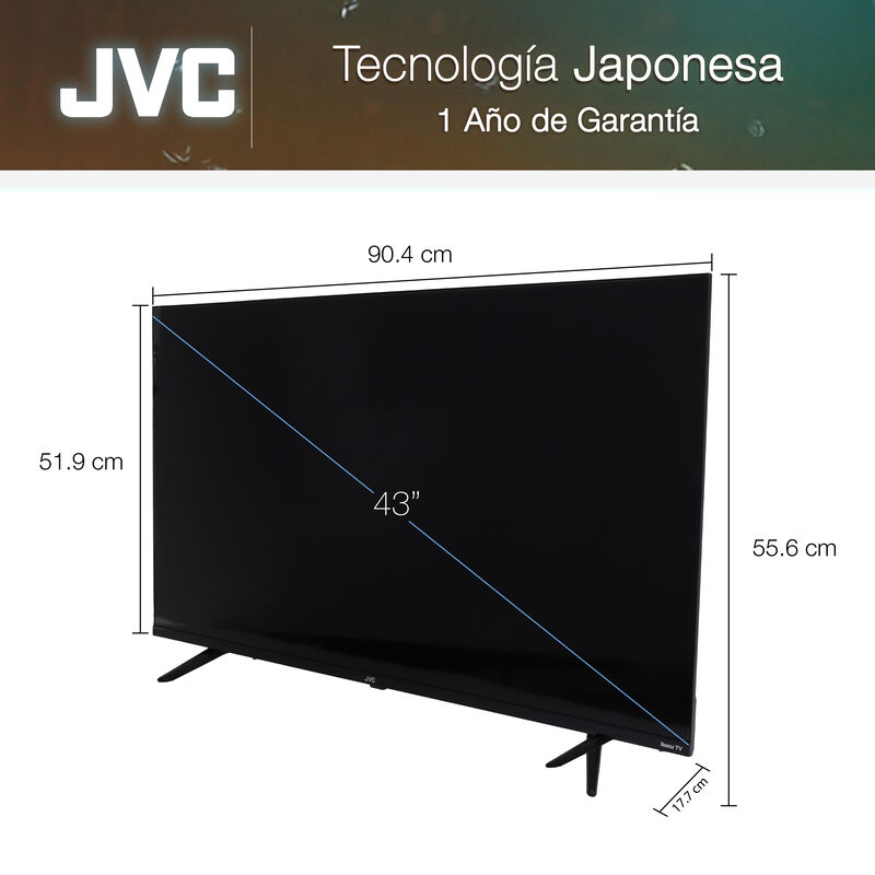 Jvc Pantalla Smart Tv 40 Pulgadas Full Hd Led R... image number null