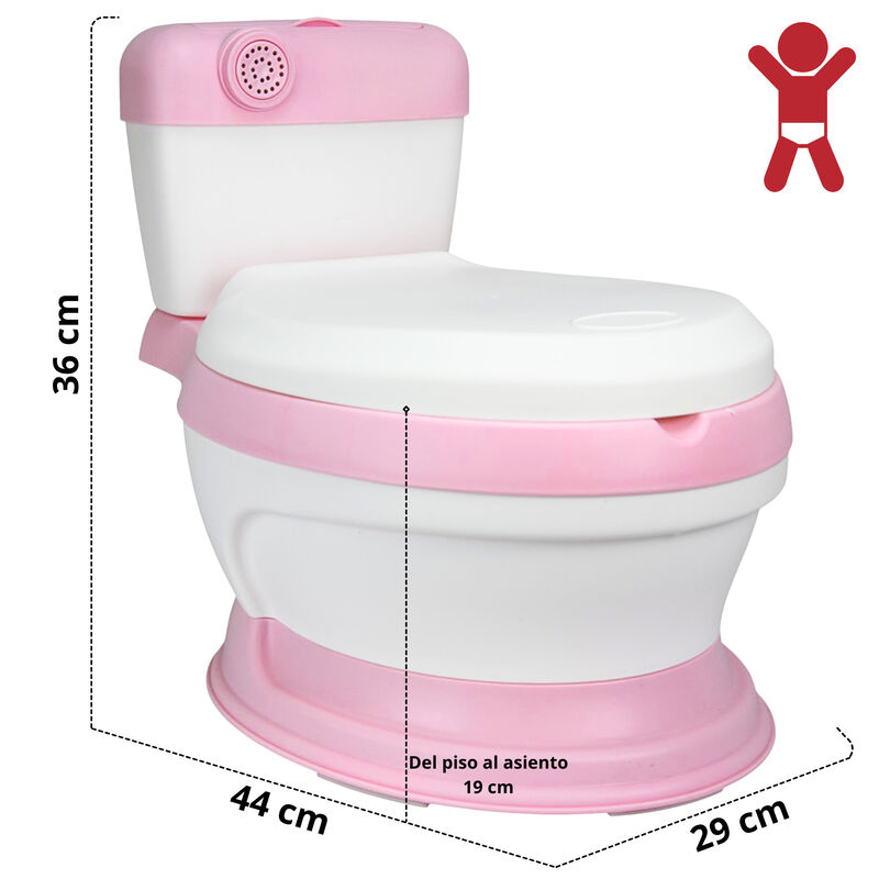 Ba&ntilde;o Entrenador para Ni&ntilde;os con Sonido Asiento A... image number null