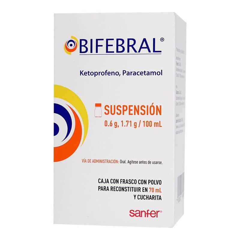 Bifebral 0.6g, 1.71g/100ml Frasco Con Polvo Par... image number null