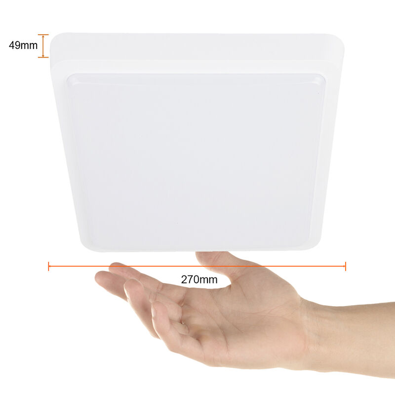 Lampara Sobreponer Techo Blanco 20w Luz D&iacute;a 20p... image number null