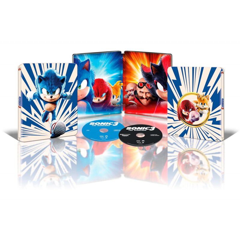 Sonic 3: La pel&iacute;cula (Steelbook 1 - Sonic) [4K ... image number null