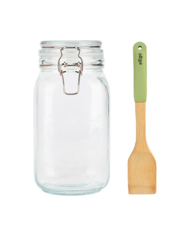 Frasco De Almacenamiento Elego De Vidrio Herm&eacute;t... image number null