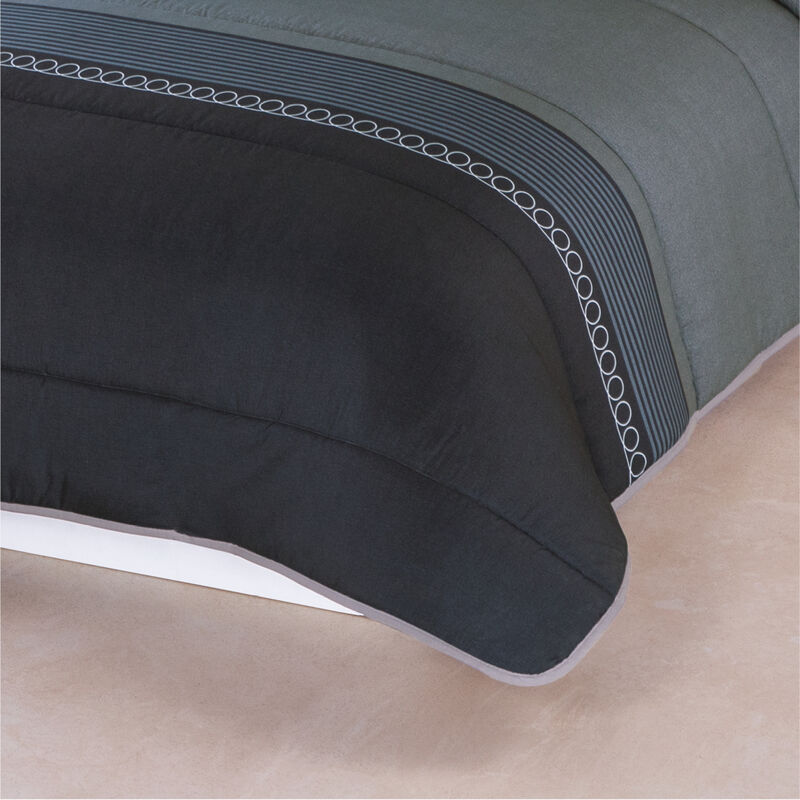 EDREDON ONIX 2V  C/F Y C/C BIES GRIS image number null