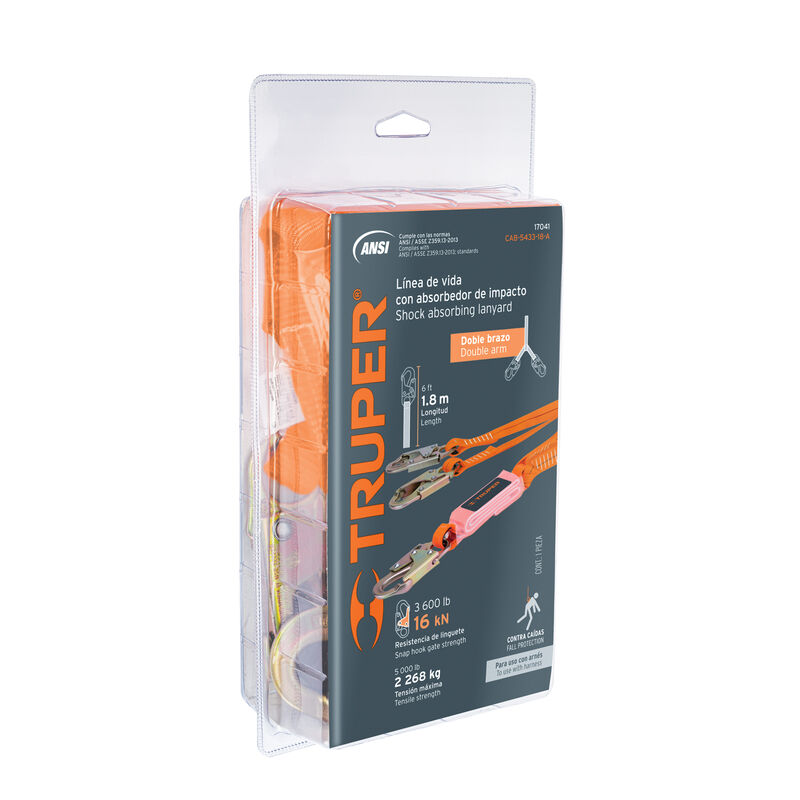 L&iacute;nea de Vida con Absorbedor de Impacto Doble B... image number null