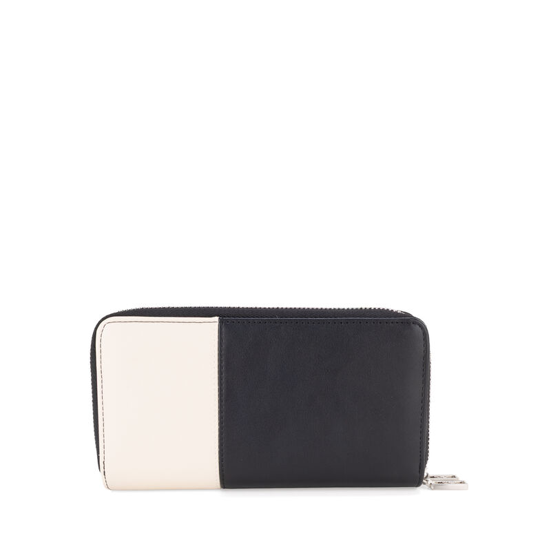 Cartera Hibrida Mediana Con Herraje Color Negro image number null