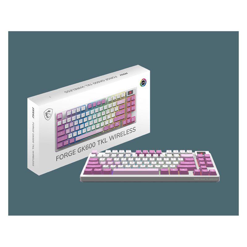 Teclado Gamer Msi Forge Gk600 Tkl Inal&aacute;mbrico image number null