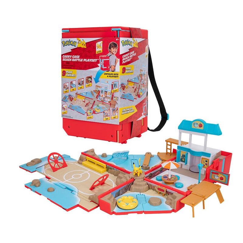 Set De Juego Carry Case Beach Battle Pok&eacute;mon Co... image number null