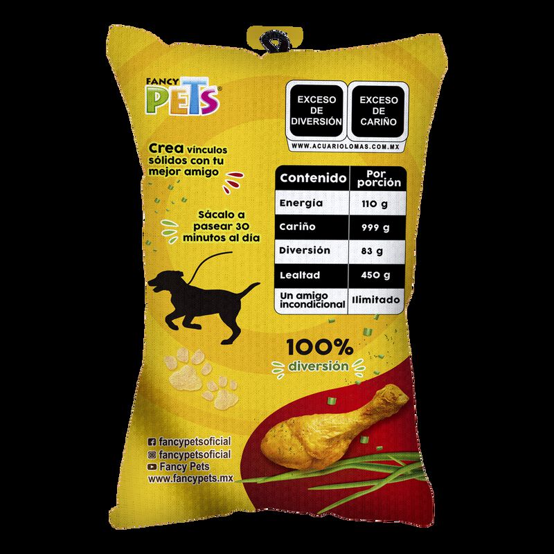 Fancy Pets Juguete de Tela Doggie Scrunch Pollo... image number null