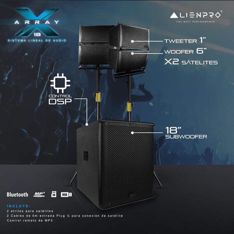 Kit Sistema Lineal Xarray 18 Alienpro Mezclador... image number null