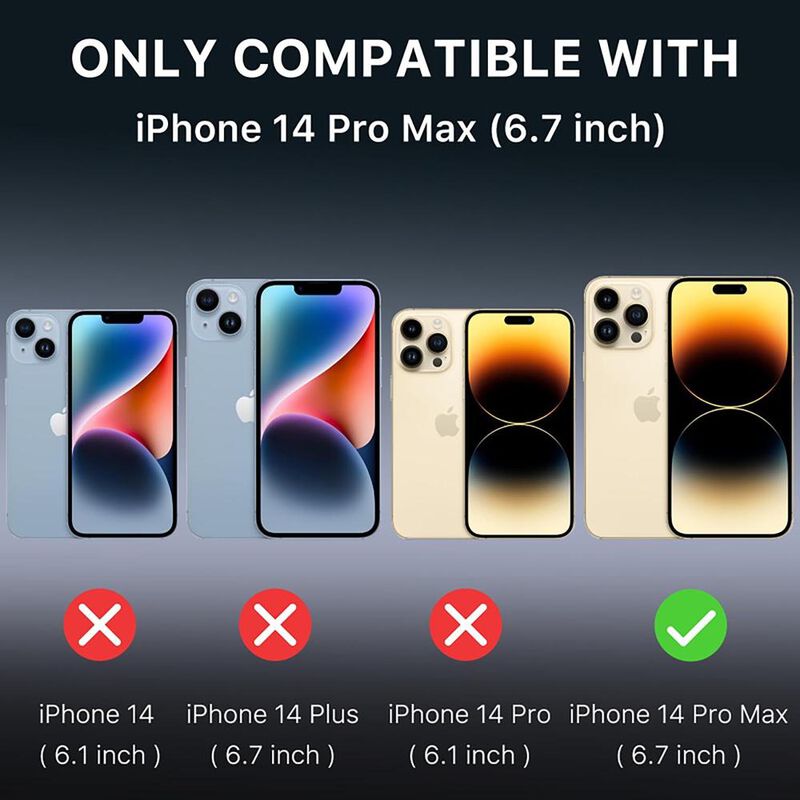 Funda MYBAT Stealth para iPhone 14 PRO MAX - Ne... image number null