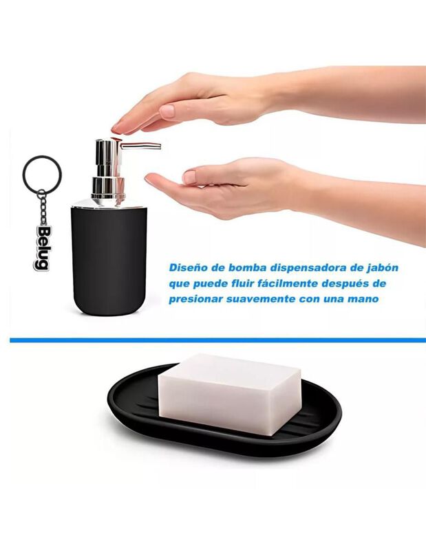 Juego de accesorios para ba&ntilde;o Casa BIU de pl&aacute;st... image number null