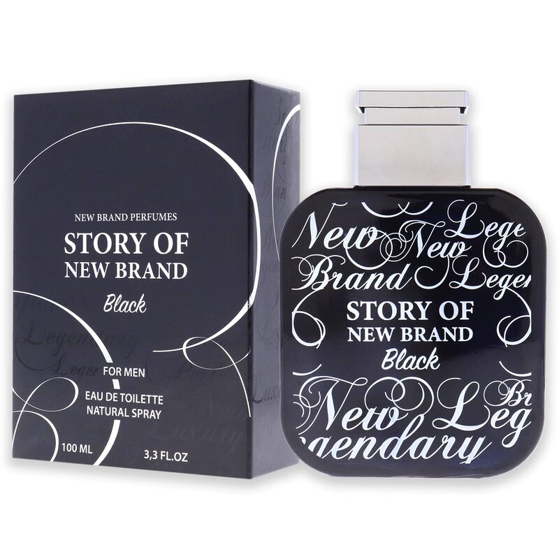 Perfume New Brand Story Of Black Edt Spray, 100... image number null