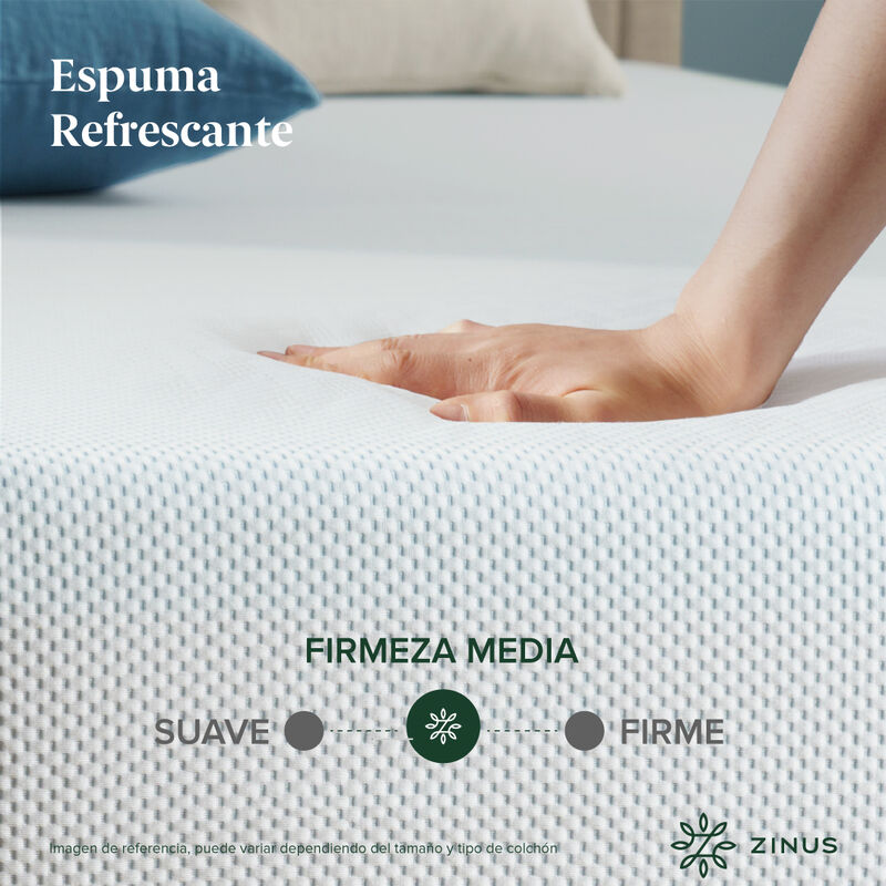 Zinus |  Colch&oacute;n King Memory Foam 20 Cm Sue&ntilde;o F... image number null