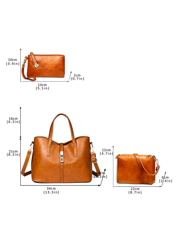 Set De Bolsa Pink Brule Para Mujer image number null