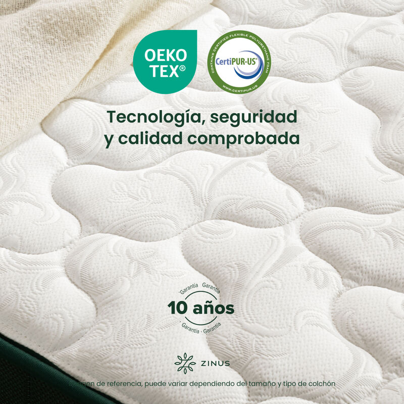 Zinus Essentials | Colch&oacute;n De Memory Foam Tradi... image number null