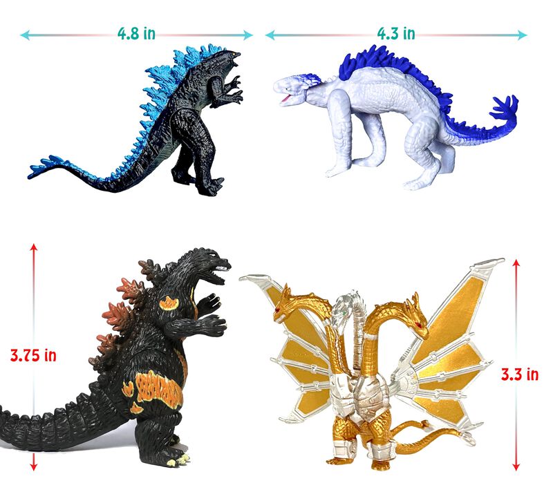 Figuras De Acci&oacute;n Twcare Godzilla X Kong Set 12... image number null
