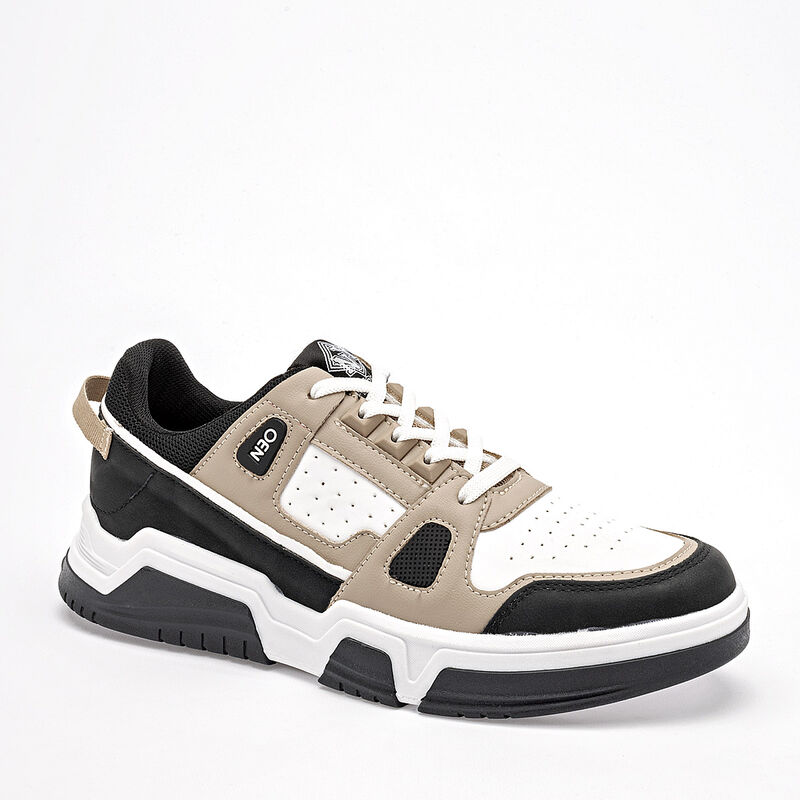 Neosport tenis para hombre blanco beige negro c... image number null