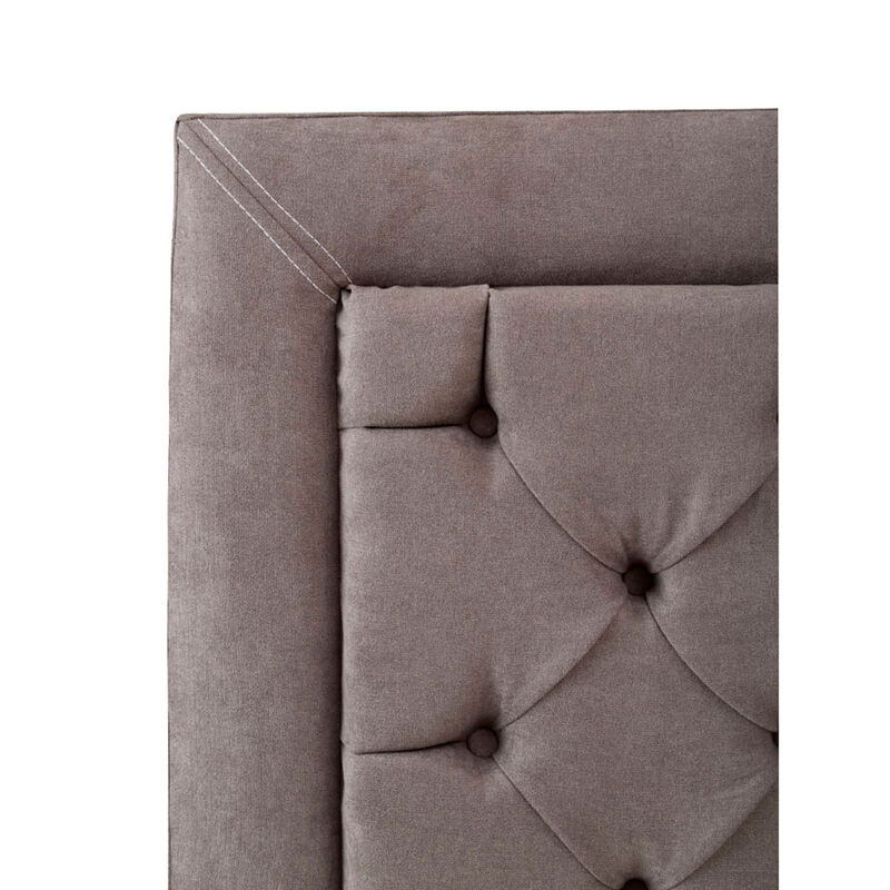 Cabecera Individual Dicasa Mary Gris Oscuro image number null