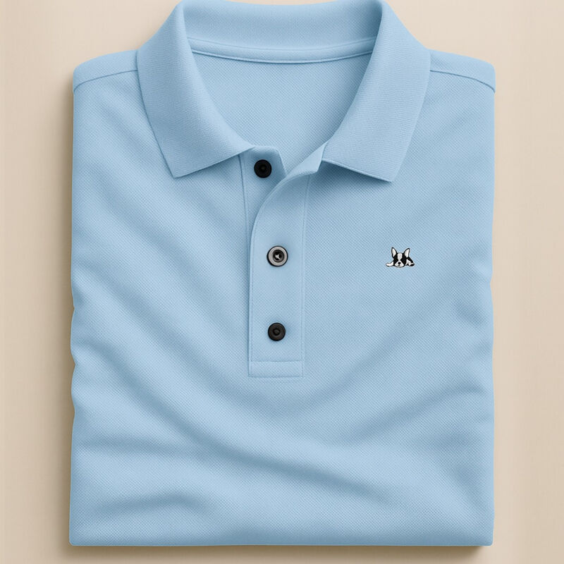 Playera Polo de Algod&oacute;n Manga Corta Casual para... image number null