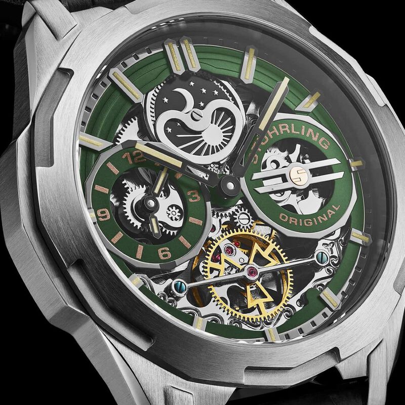 Reloj Stuhrling para hombre 1012.02autom&aacute;tico s... image number null