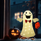 Decoraciones Metalica Halloween con Forma de Fantasma en 3D Realistas