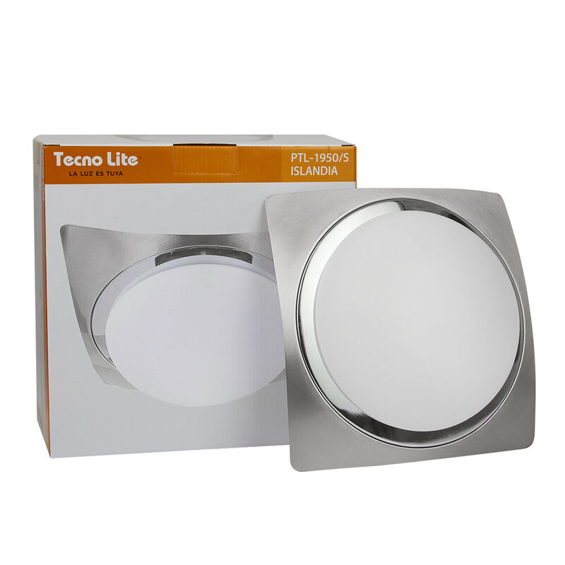 Lampara Para Interior En Plaf&oacute;n Satinado E27 Pt... image number null