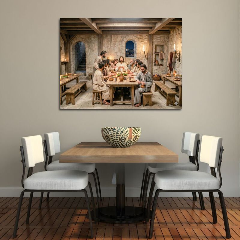 Cuadro Decorativo Impreso 70x100cm &Uacute;ltima Cena image number null
