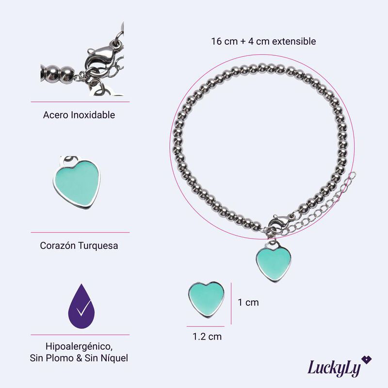 Pulseras Acero Inoxidable Mujer Amistad Regalo ... image number null