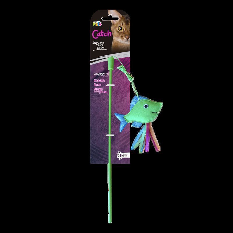 Fancy Pets Catch Juguete Ca&ntilde;a De Pescar Con Pez... image number null