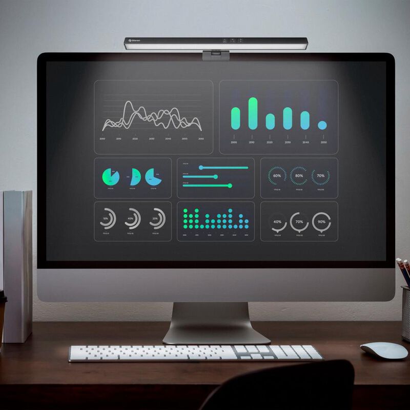 Steren L&aacute;mpara Led Para Monitor Con Controles T... image number null