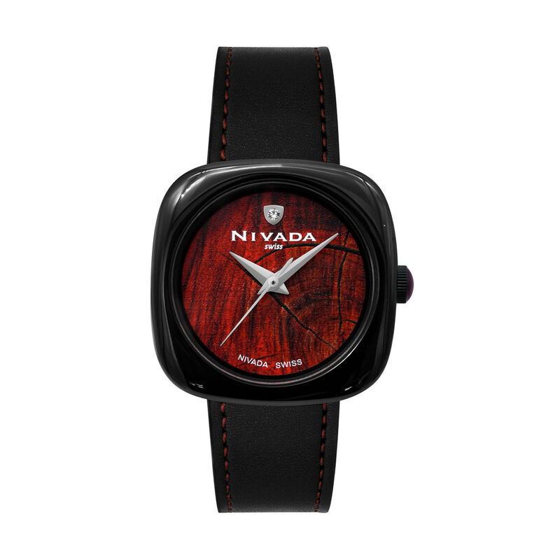 Reloj Nivada Fashion  Dama Pvd/Piel Carat Roja ... image number null