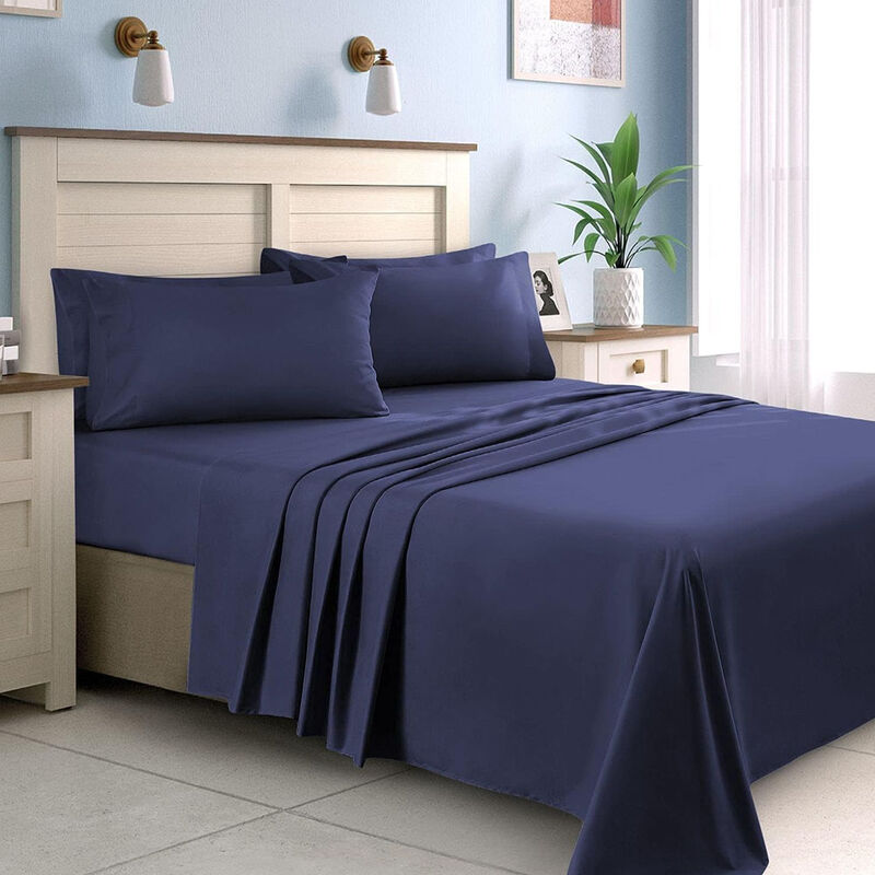 Fundas de Almohada Suaves y Duraderas Azul mari... image number null