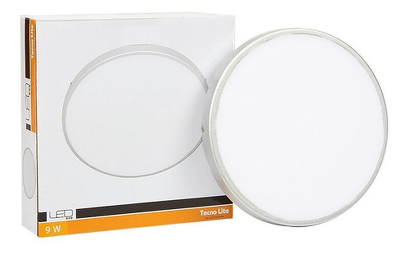 Lampara Plaf&oacute;n Interior  Satinado 9w Luz Suave ... image number null