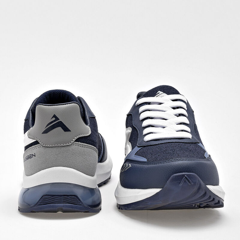 Clasben Tenis urbano para hombre marino blanco image number null