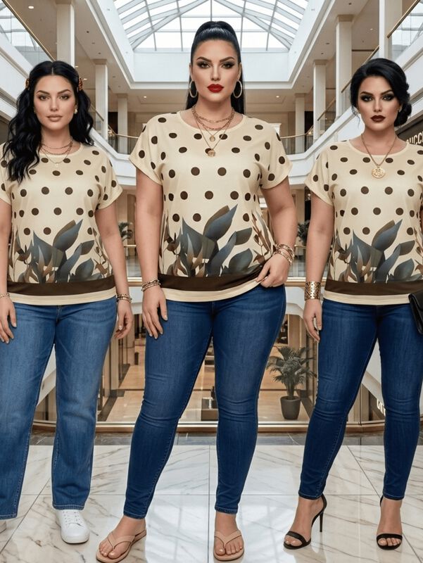 Blusa Casual Bluson Malabis Bl-1041 Beige image number null