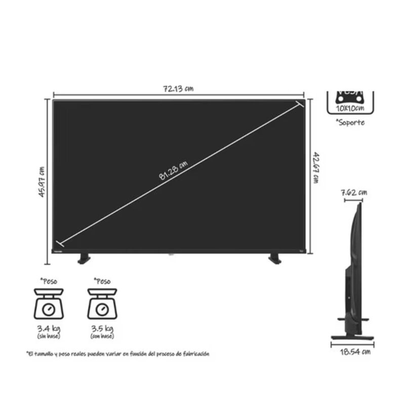 Televisor Toshiba 32v35kc Smart image number null