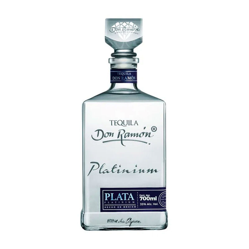 Tequila Don Ram&oacute;n Plata Platinum - 700 ml image number null