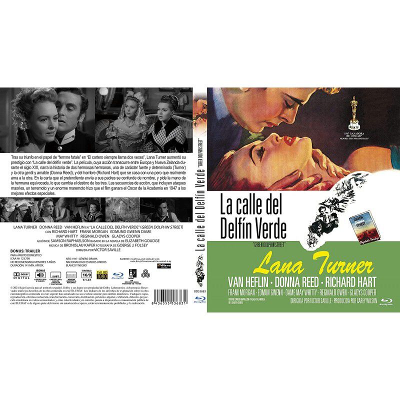 La Calle Del Delf&iacute;n Verde [blu-ray] (1947) Gree... image number null
