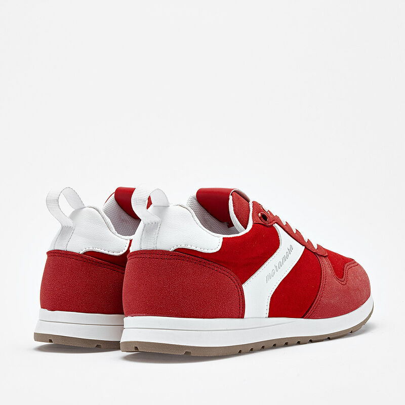Moramora tenis para mujer rojo blanco cod 14071... image number null
