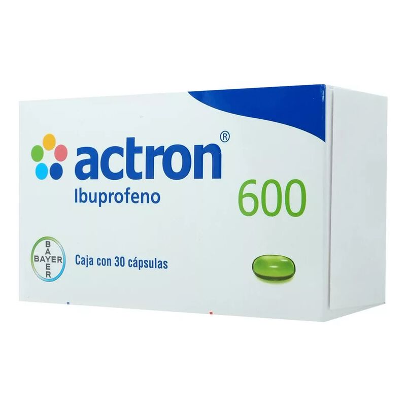 Actron C&aacute;psula De Gelatina Blanda 600 Mg, 30 C&aacute;... image number null