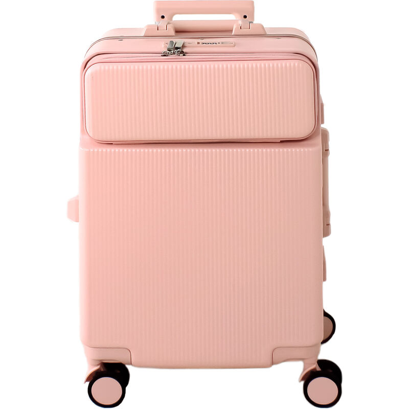 Maleta Cabina Porta Vasos 4 Ruedas Equipaje Dob... image number null
