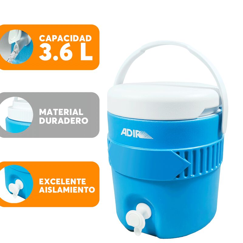 Termo 1 Galon 3.8lt Azul con Grifo 12119 image number null