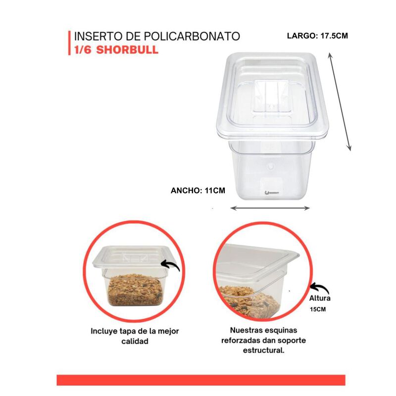 Inserto policarbonato noveno 1/9 15 Shorbull image number null