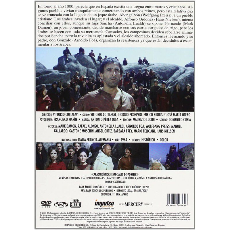 Los Cien Caballeros [dvd] image number null