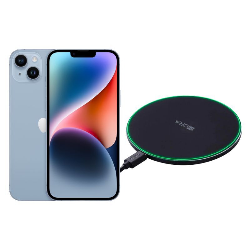 iPhone 14 128GB Azul E-SIM Reacondicionado + Ca... image number null