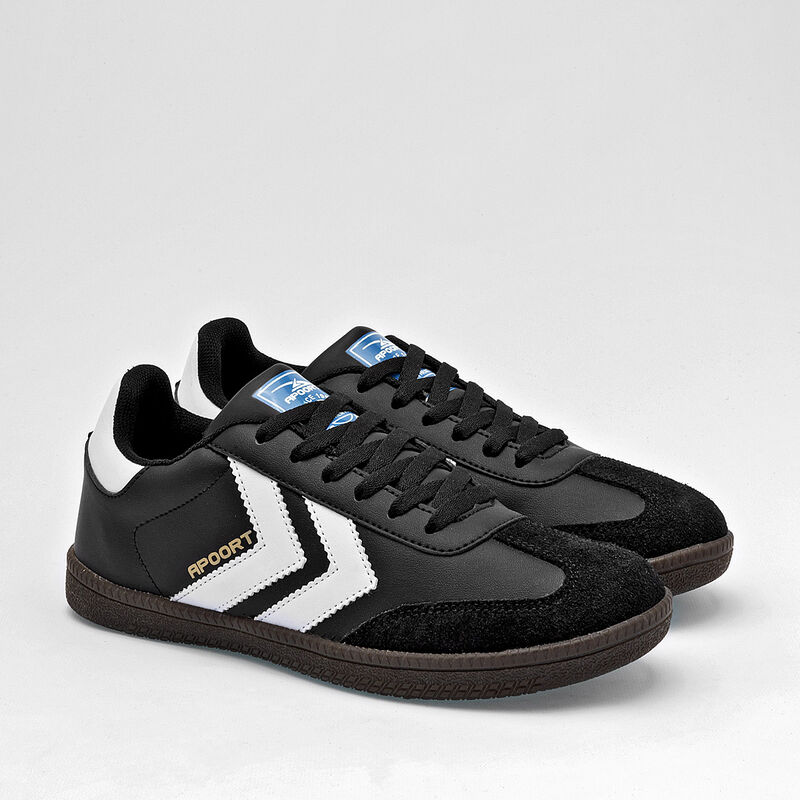 Apoort Tenis urbano para joven negro blanco image number null