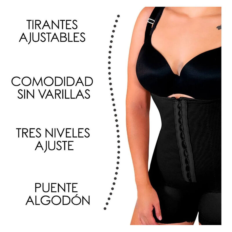 Faja Moldeadora Post Cirug&iacute;a Body Elisa Negra C... image number null