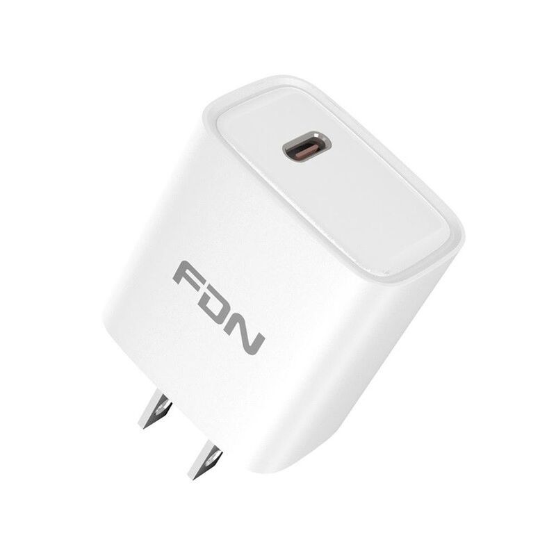 Cargador AC FDN USB-C 20W Universal Blanco image number null