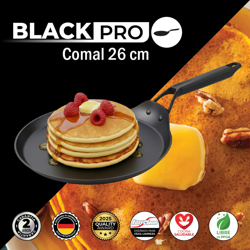 Comal De Aluminio Forjado 26cm Bogner BLACK PRO... image number null